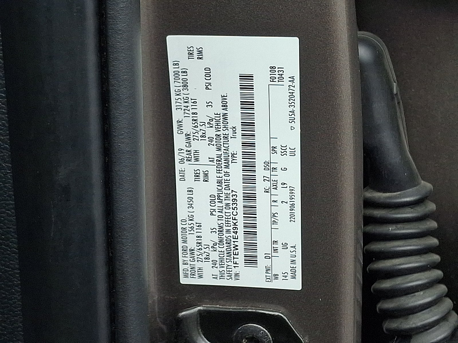 2019 Ford F-150 XLT