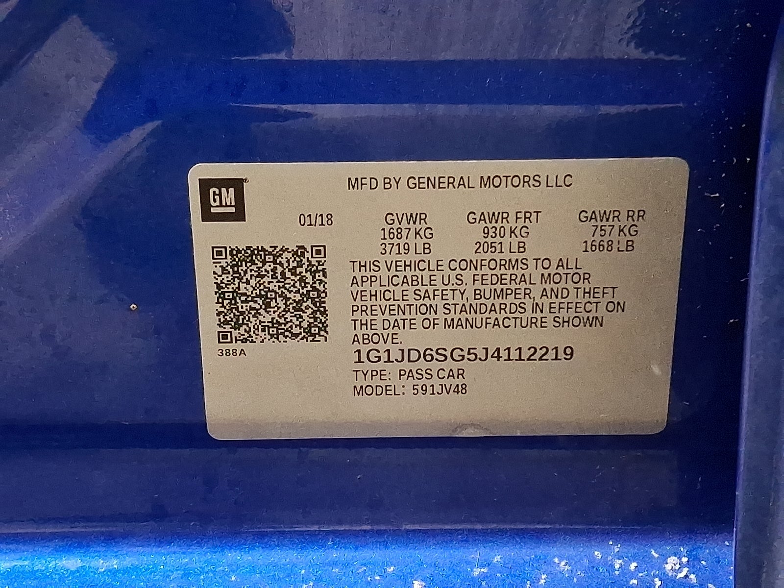 2018 Chevrolet Sonic LT Auto