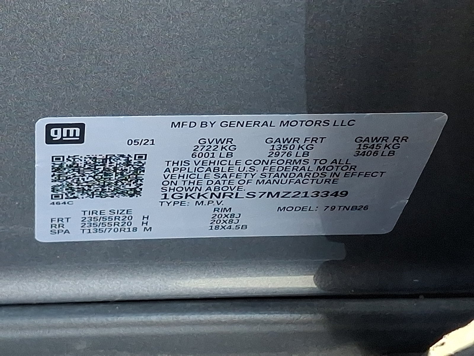 2021 GMC Acadia SLE