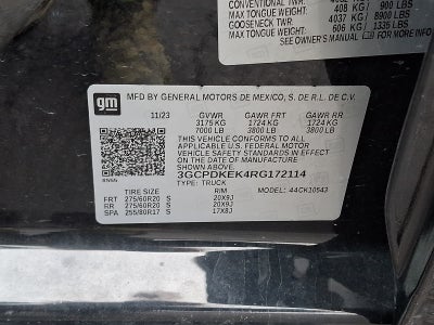 2024 Chevrolet Silverado 1500 4WD Crew Cab Short Bed LT with 2FL