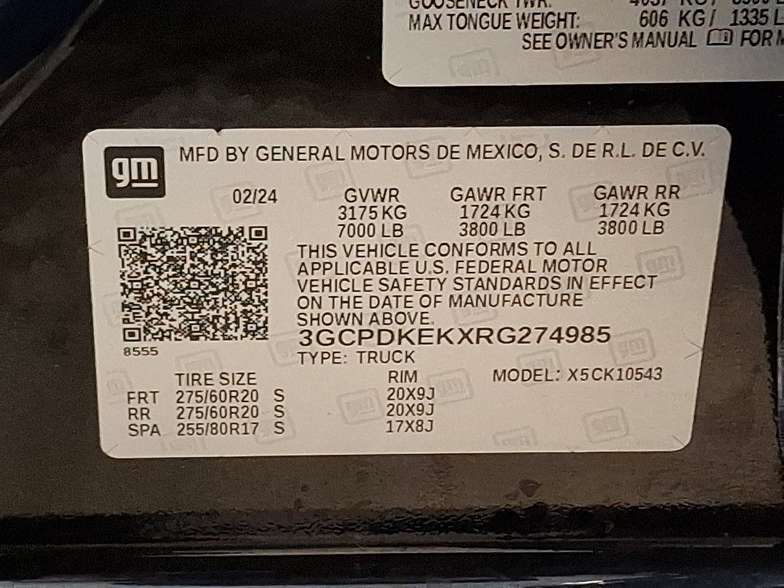 2024 Chevrolet Silverado 1500 4WD Crew Cab Short Bed LT with 2FL