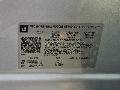 2020 GMC Terrain AWD SLE