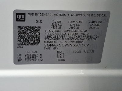 2022 Chevrolet Equinox AWD LS