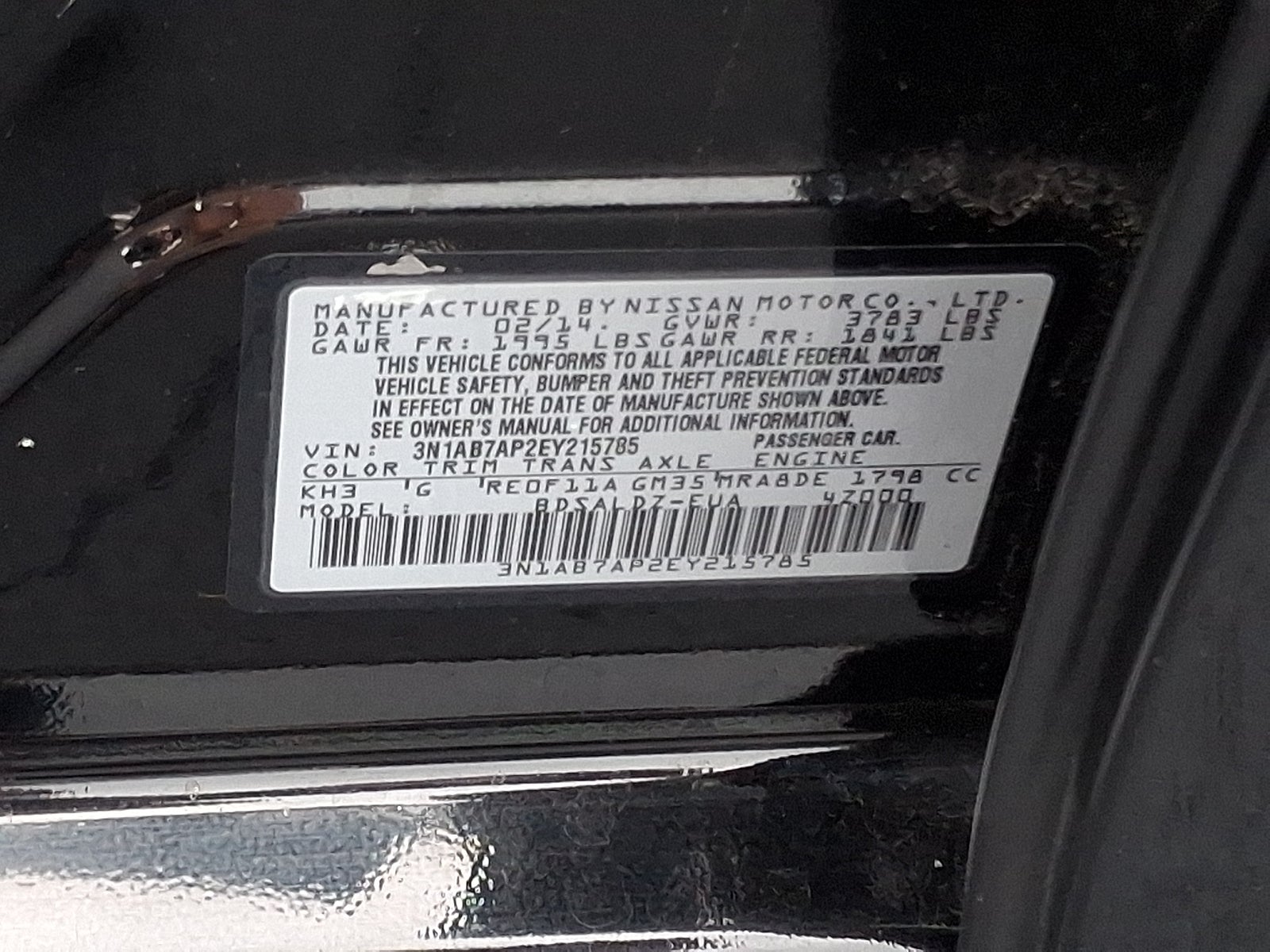 2014 Nissan Sentra SV