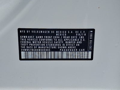 2019 Volkswagen Jetta 1.4T S