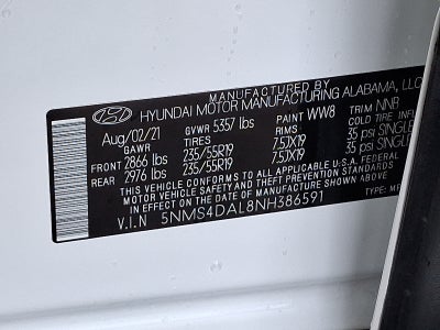 2022 Hyundai Santa Fe Limited