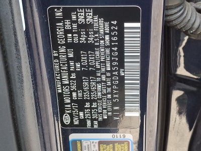 2018 Kia Sorento 3.3L LX