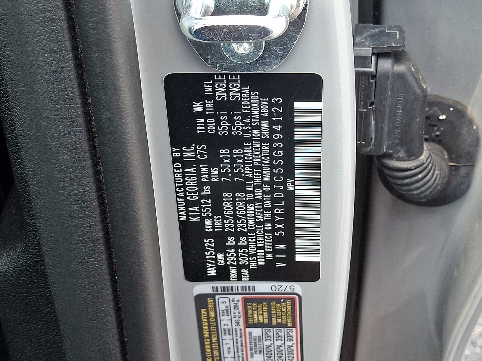 2025 Kia Sorento S