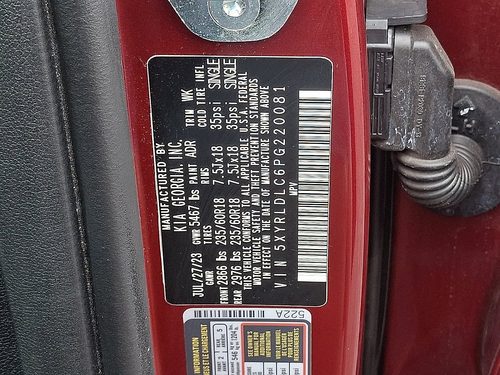 2023 Kia Sorento X-Line S