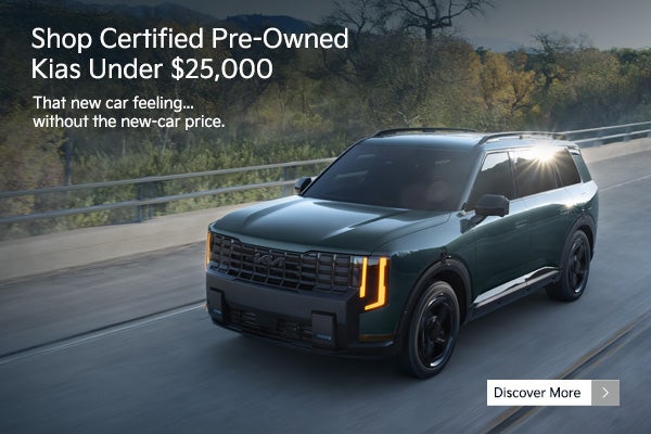 Shop Certified Pre-Owned Kias Under $25k