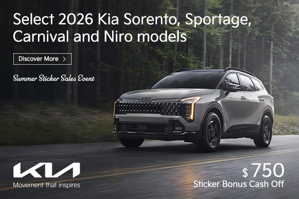 Select 2026 Kia Models